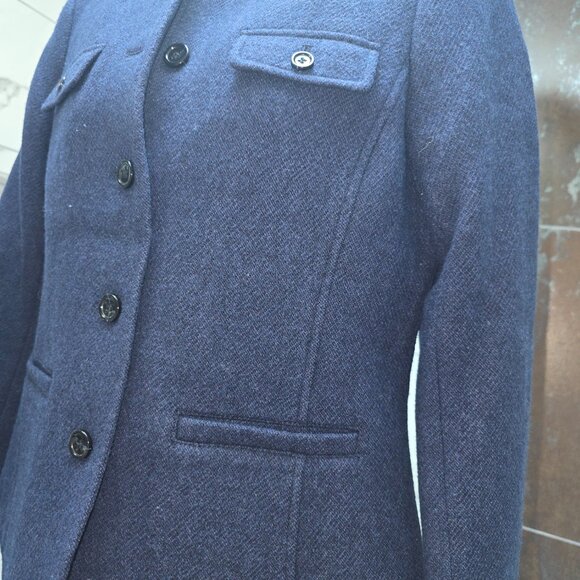 NWT Talbots Navy Blue Wool Blazer / Jacket  6P - Picture 3 of 9